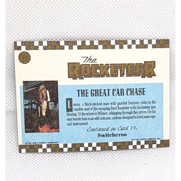 The Rocketeer Vintage Trading Card Bundle - The Great Car Chase, The Big Bang, S - Picture 15 of 16